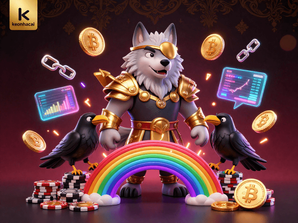 Engage with keonhacai’s vibrant 3D gaming world featuring mythical elements and cryptocurrency.