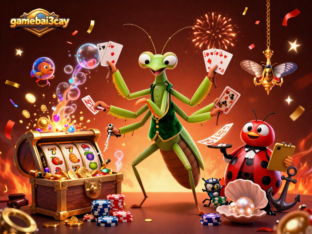 Experience thrilling gameplay with the gamebai3cay casino scene, showcasing vibrant characters and dynamic action!