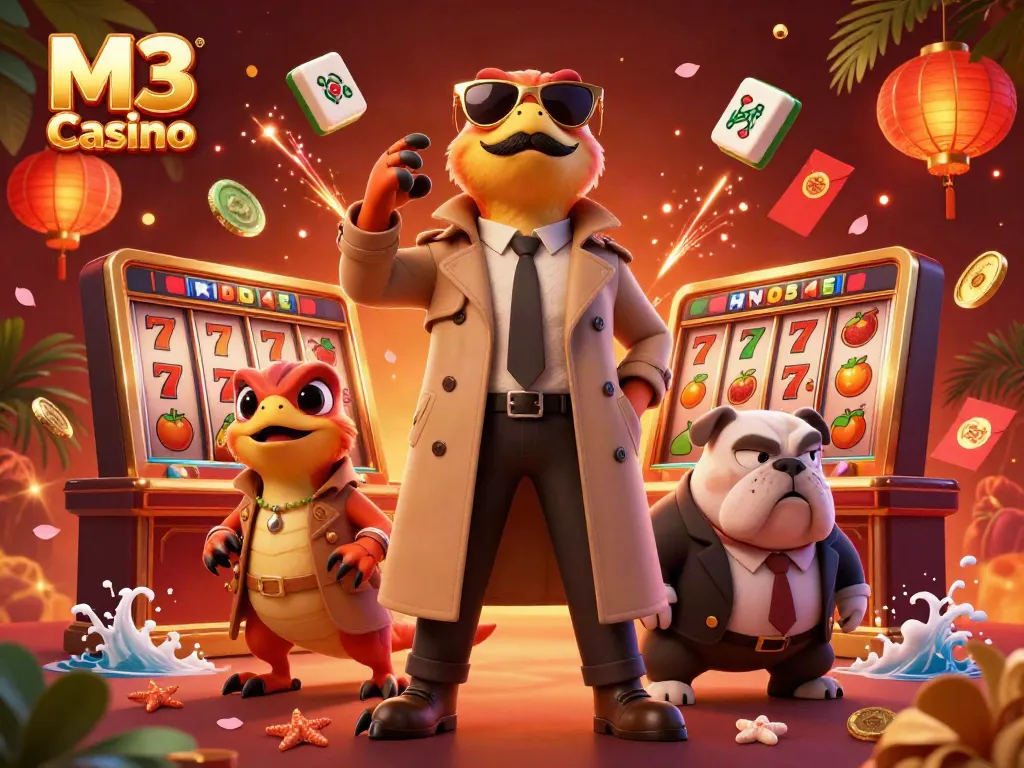 Join the fun at M3 Casino with thrilling slot games, colorful animations, and vibrant characters!