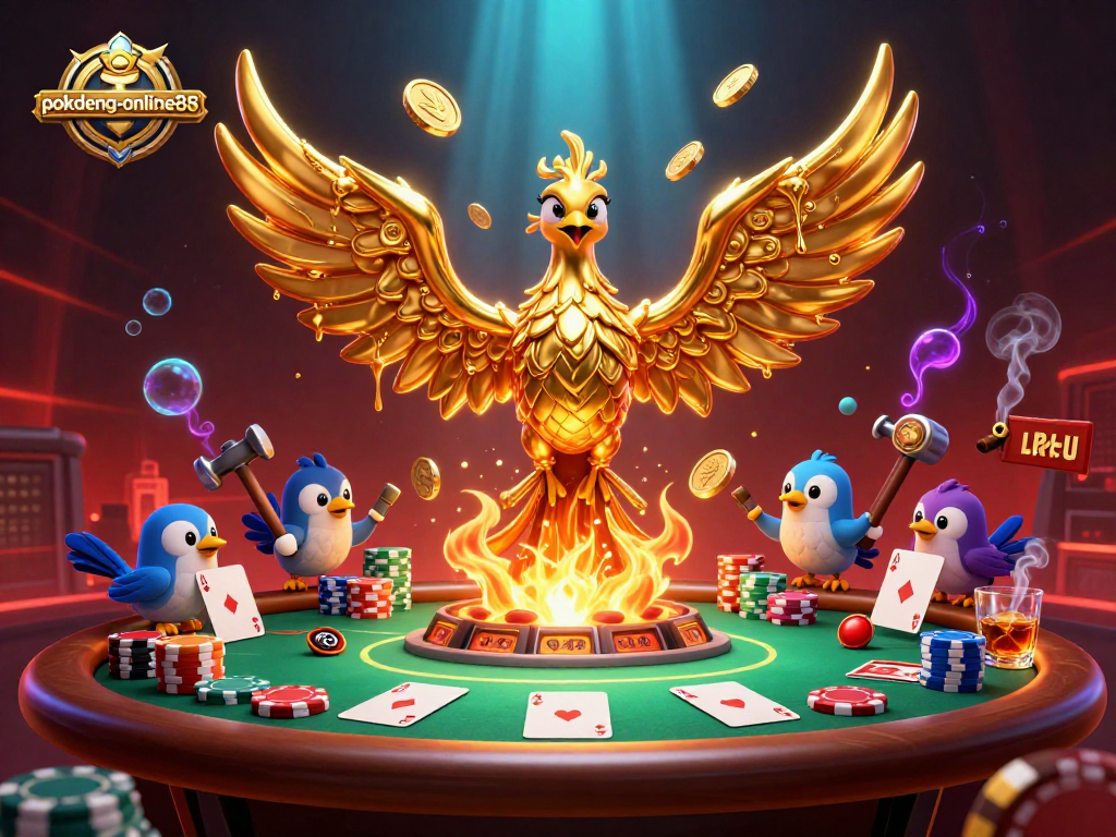 Poker players engaging in strategic gameplay while encountering the exciting essence of pokdeng-online88