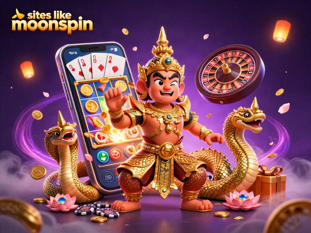 Experience the thrill of sites like Moonspin with exciting mobile slots and casino games!