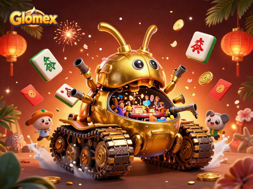 Experience thrilling gameplay with Glomex in a vibrant, casino-packed atmosphere full of excitement and winning chances.