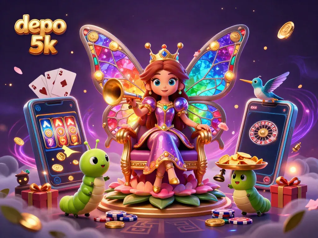 Play slots and win big with depo 5k at our vibrant online casino, featuring colorful games and dynamic visuals.