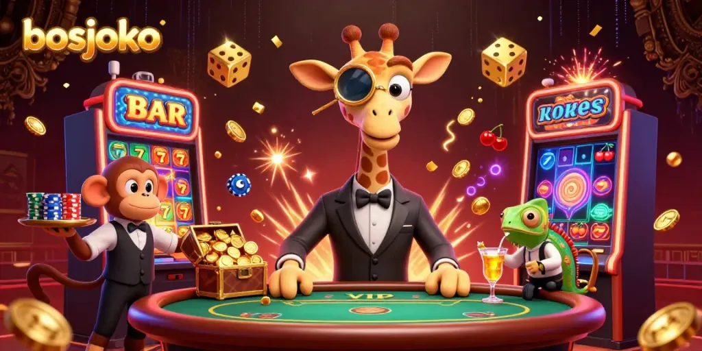 Experience thrilling wins at bosjoko with dynamic 3D casino characters and spectacular game elements.