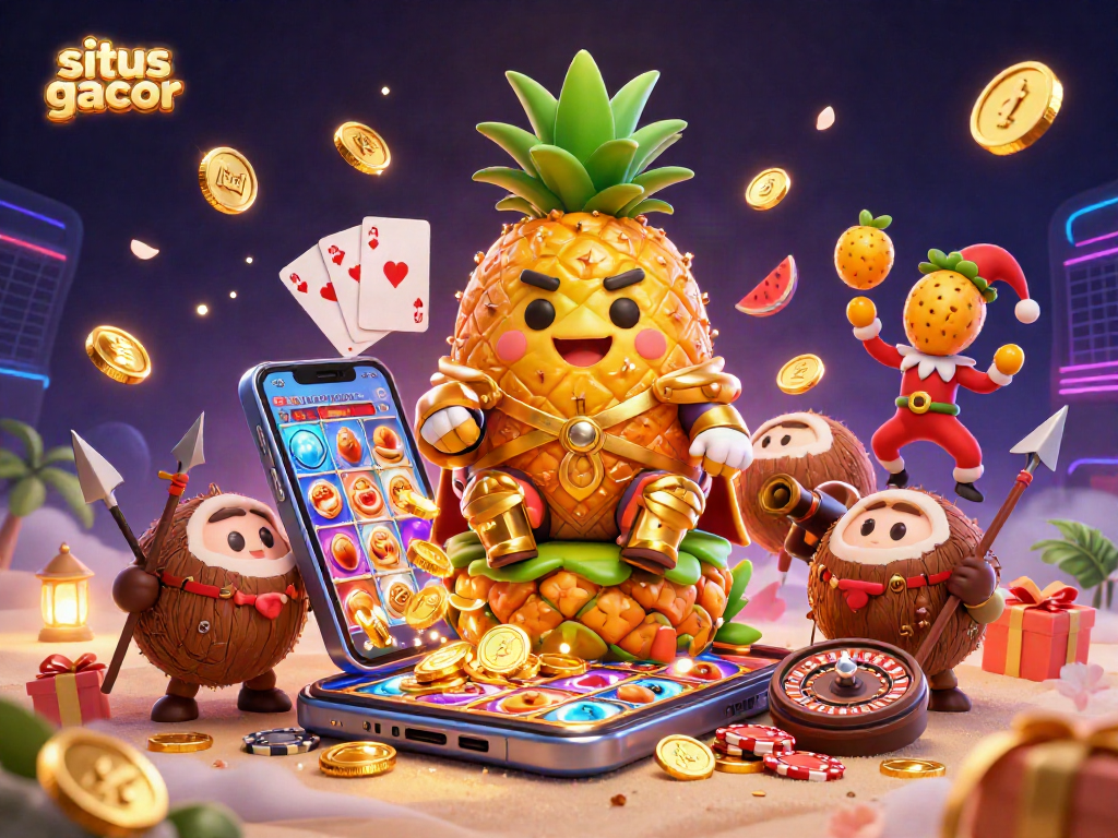 Swing into winning action with situs slot gacor featuring a vibrant casino scene full of rewards.