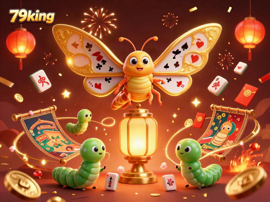 Engage your luck with 79king amidst vibrant casino celebrations in this magical 3D illustration.