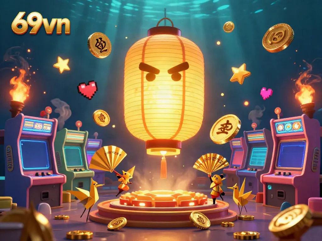 Experience vibrant fun at 69vn casino with golden lantern spirit and exciting game elements.