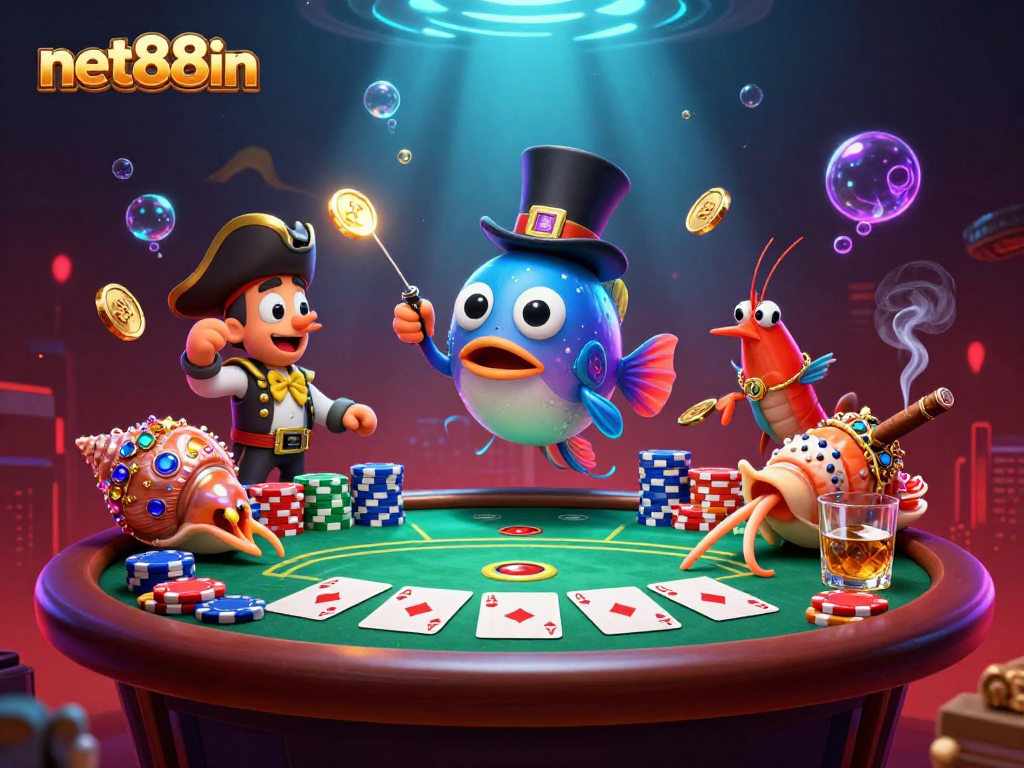 Win big with net88in in a vibrant underwater casino adventure full of excitement!