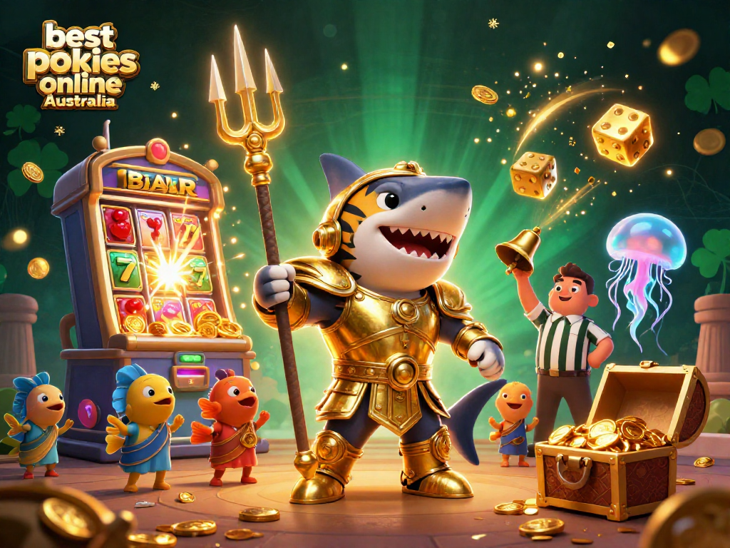 Experience the thrill of the best pokies online Australia with a dynamic underwater casino scene!