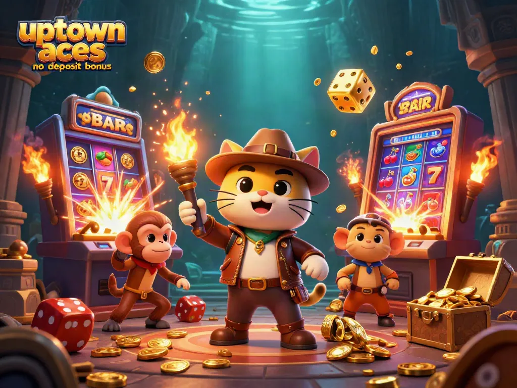 Explore the excitement of winning with Uptown Aces no deposit bonus showcase featuring vibrant casino themes.