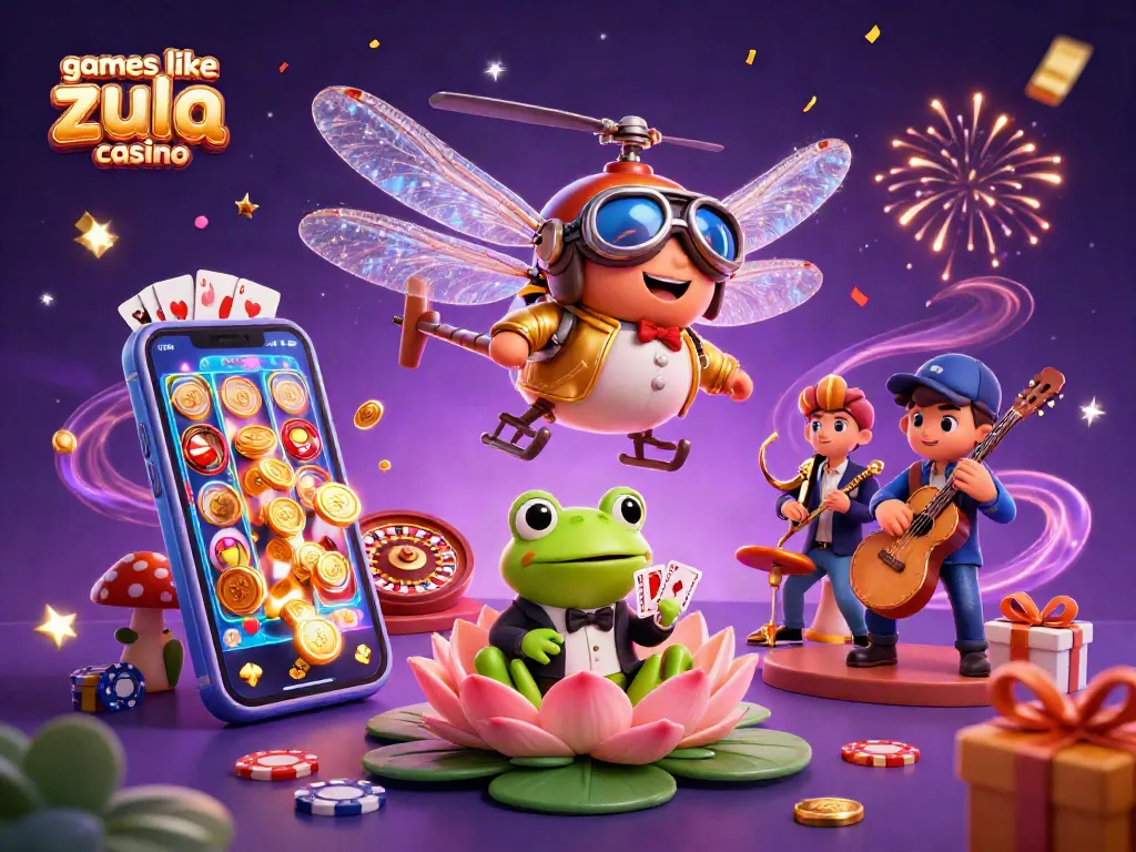 Win big with games like Zula Casino, featuring dynamic 3D characters and casino elements.