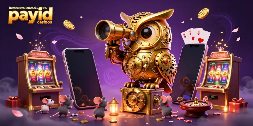 Engage with the vibrant world of bestaustraliancasinosites.com payid casinos featuring colorful slot games and whimsical 3D characters.