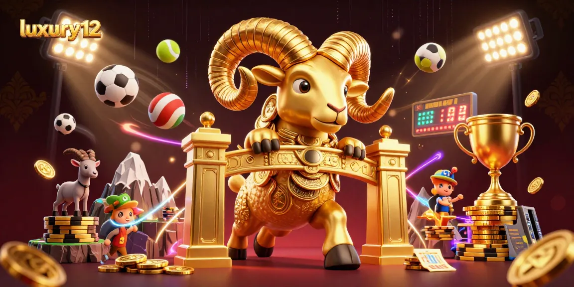Engage with luxury12's thrilling sports betting scene featuring dynamic action and opulent golden elements.