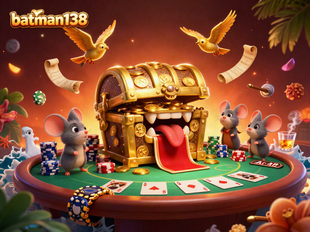 Engage with batman138 with a rich 3D casino scene, where character treasures entice adventurer mice.
